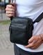 Сумка через плече чоловіча шкіряна Melnik Bags АВ24-22467 Чорна 21х16х7 см барсетка з двома відділеннями АВ24-22467 фото 4