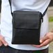 Сумка через плече чоловіча шкіряна Melnik Bags ВА95-00653 Чорна 22х18х6-8 см барсетка з клапаном ВА95-00653 фото 1