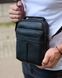 Сумка через плече чоловіча шкіряна Melnik Bags ВК60-455466 Чорна 24х18х7 см барсетка ВК60-455466 фото 10
