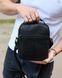 Сумка через плече чоловіча шкіряна Melnik Bags ВК60-455466 Чорна 24х18х7 см барсетка ВК60-455466 фото 5