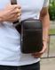 Сумка через плечо мужская кожаная Melnik Bags АР60-4567 Коричневая 22х17х4.5 см барсетка АР60-4567 фото 6