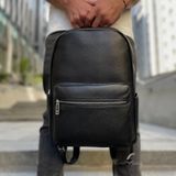 Мужской кожаный рюкзак для ноутбука Tiding Bag 20334 Черный (флотар) 20334 фото