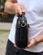 Сумка через плечо мужская кожаная Melnik Bags ВК460-466 Черная 22х18х8 см барсетка ВК460-466 фото 2