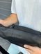 Чорна чоловіча бананка з клапаном із натуральної гладкої шкіри Melnik Bags 17051973 &mdash; поясна сумка 17051973 фото 5