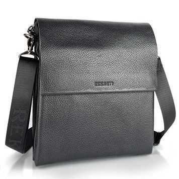 Мужская кожаная сумка-мессенджер Tiding Bag Черная (TD-18621) TD-18621 фото