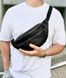 Чорна чоловіча бананка з натуральної гладкої шкіри Melnik Bags 27031973 &mdash; поясна сумка 27031973 фото 7