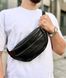 Чорна чоловіча бананка з натуральної гладкої шкіри Melnik Bags 27031973 &mdash; поясна сумка 27031973 фото 1