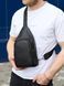 Чоловіча шкіряна сумка-слінг Tiding Bag 34091 чорна 34091 фото 7