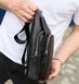 Чоловіча шкіряна сумка-слінг Tiding Bag 34091 чорна 34091 фото 8