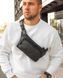 Коричневая мужская сумка-бананка из натуральной кожи Crazy Horse Melnik Bags 180394 &mdash; поясная сумка 180394 фото 5