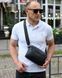 Сумка через плечо мужская кожаная Melnik Bags АЕ34-6564 Черная 24х16х6 см барсетка классическая АЕ34-6564 фото 8