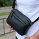 Сумка через плечо мужская кожаная Melnik Bags АЕ34-6564 Черная 24х16х6 см барсетка классическая АЕ34-6564 фото 1