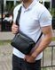 Сумка через плечо мужская кожаная Melnik Bags АЕ15-8765 Черная 23х16х8 см барсетка на два отделения АЕ15-8765 фото 10