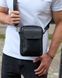Сумка через плечо мужская кожаная Melnik Bags АЕ94-9998 Черная 22х16х8 см барсетка с клапаном АЕ94-9998 фото 8