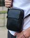Сумка через плече чоловіча шкіряна Melnik Bags АВ24-489967 Чорна 21х16х6 см барсетка з клапаном АВ24-489967 фото 6