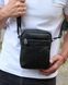 Сумка через плечо мужская кожаная Melnik Bags АВ24-45567 Черная 21х16х7 см барсетка на два отделения АВ24-45567 фото 10