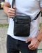 Сумка через плечо мужская кожаная Melnik Bags АВ24-45567 Черная 21х16х7 см барсетка на два отделения АВ24-45567 фото 6