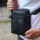 Сумка через плечо мужская кожаная Melnik Bags АВ24-45567 Черная 21х16х7 см барсетка на два отделения АВ24-45567 фото 1